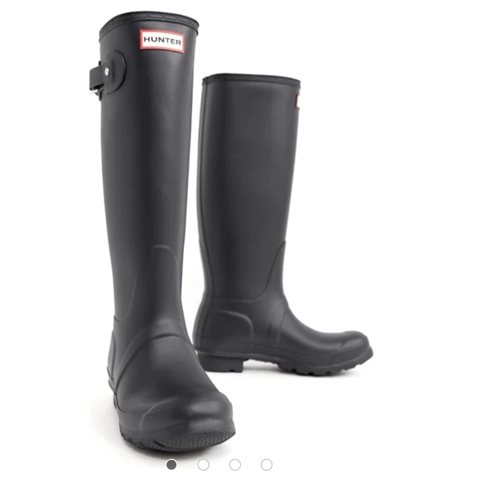 Matte Black Hunter Boots